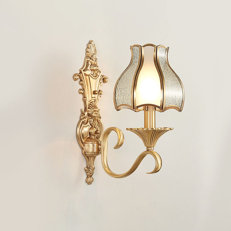 Copper Glass Wall Lamp