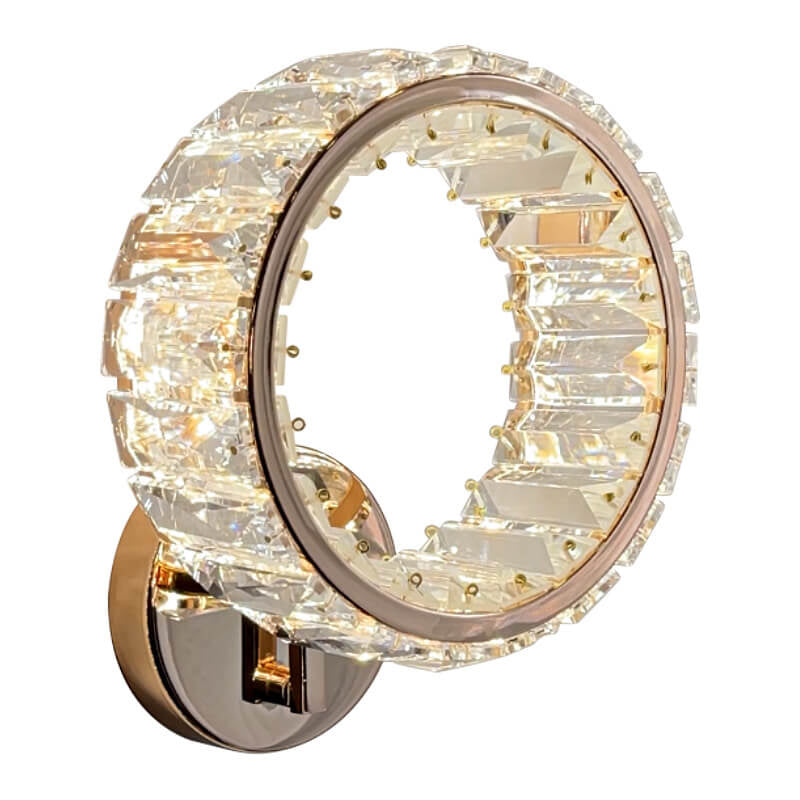Crystal Ring Wall Lamp