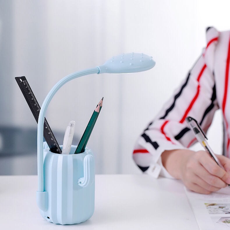 Foldable Cactus Design Eye Table Lamp