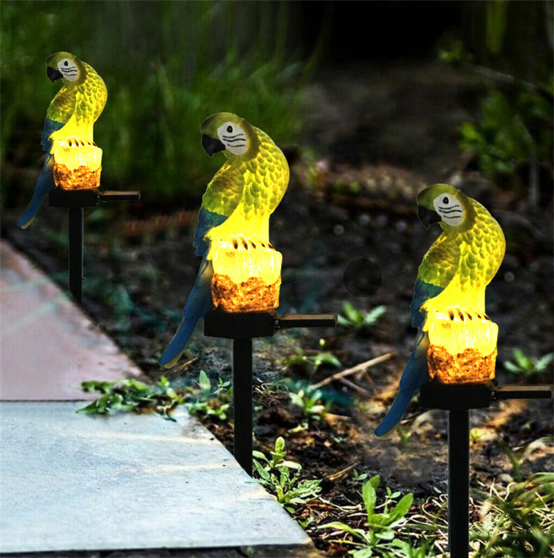 Solar Waterproof Colorful Resin Outdoor Light