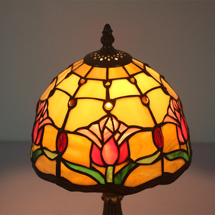 Zinc Alloy Glass Dome Table Lamp
