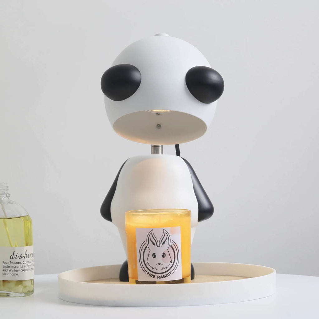 Cartoon Panda Resin Melting Table Lamp