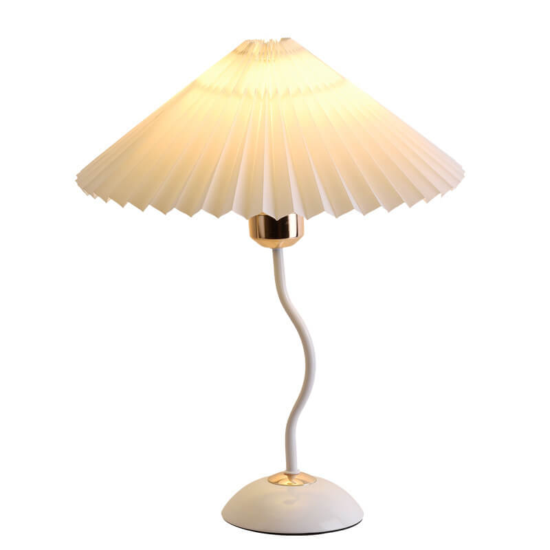 Pleated Umbrella Bending Table Lamp