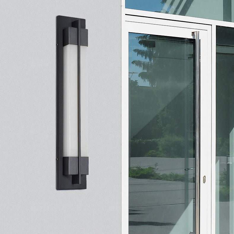 Imitation Marble Rectangle Acrylic Outdoor Light