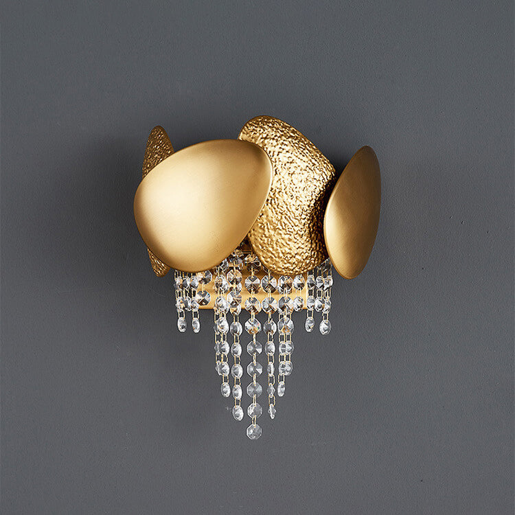Crystal Tassel Gold 2/3 2-Light Wall Lamp