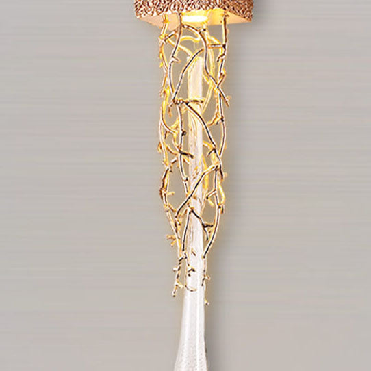 Brass Tree Branch Hardware Wall Lamp