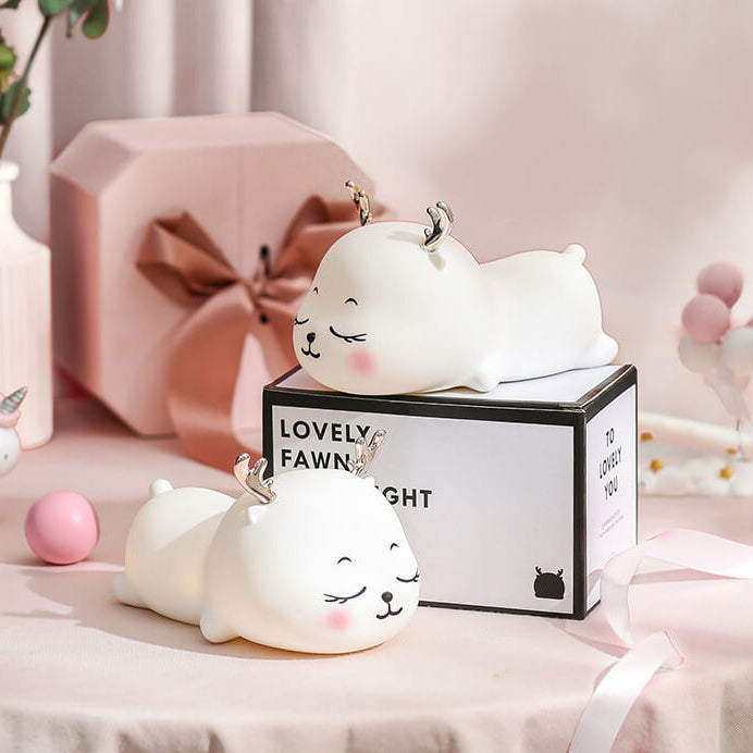 Cartoon Silicone Cute Deer Table Lamp