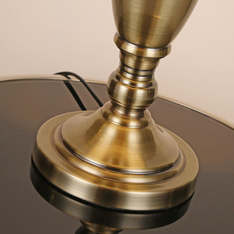 Fabric Cone Hardware Table Floor Lamp