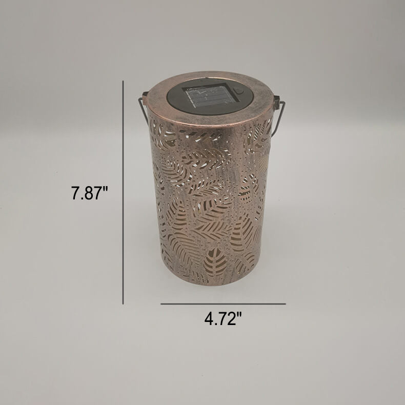 Solar Iron Cylinder Decorative Outdoor Light