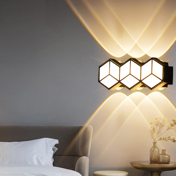 Aluminum Acrylic Lozenge Patio Outdoor Light