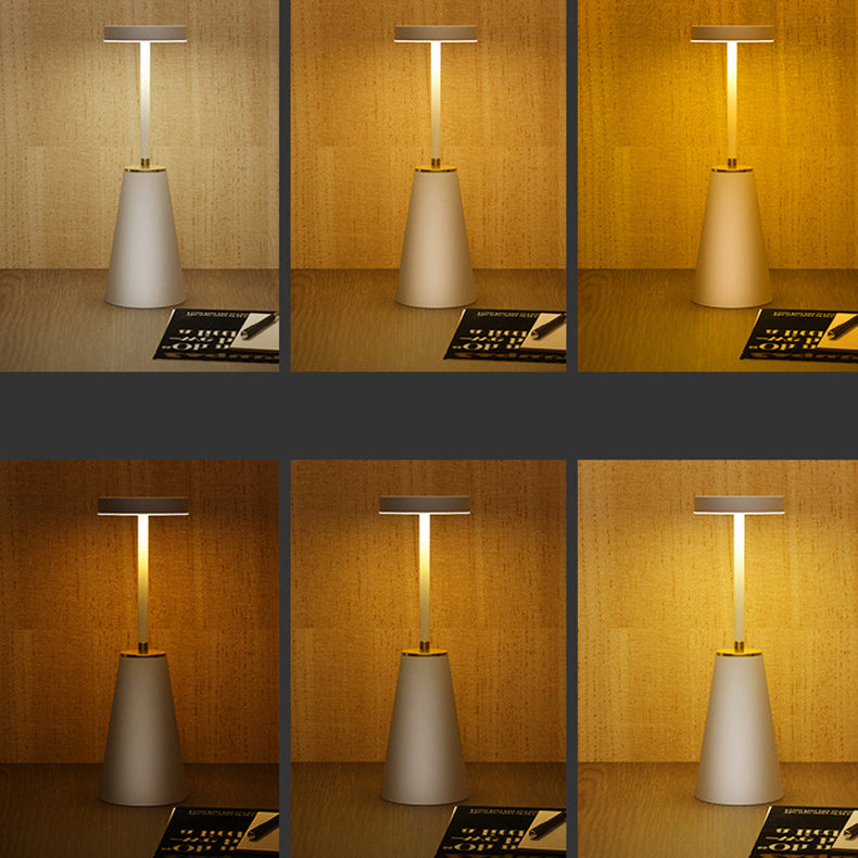Cylindrical PC Iron Living Table Lamp