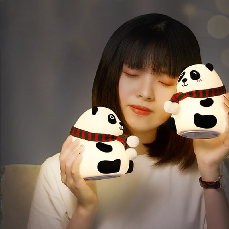 Childlike Cartoon Mini Panda Table Lamp