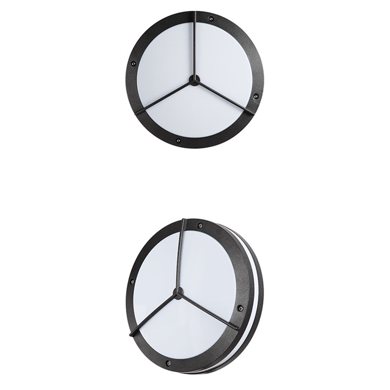 Aluminum Acrylic Circle Round Outdoor Light
