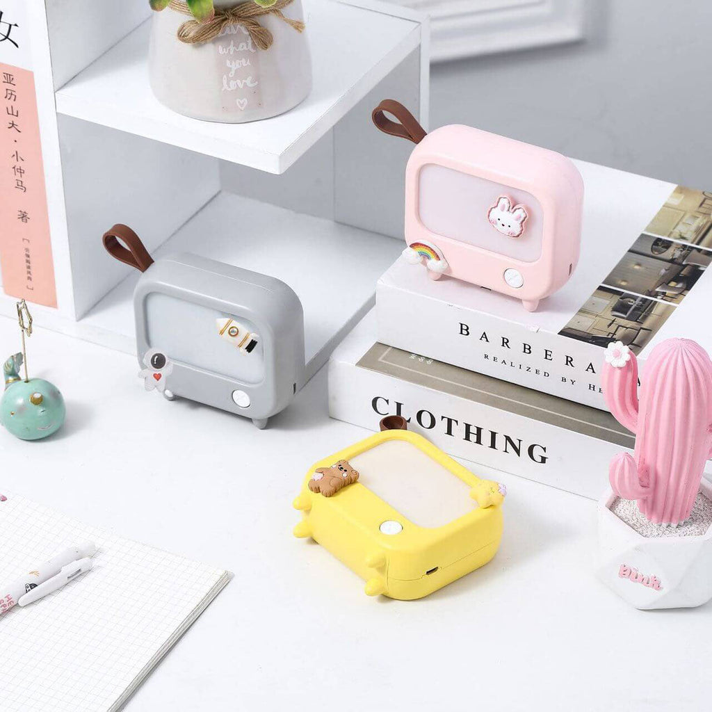 Mini TV Night Table Lamp