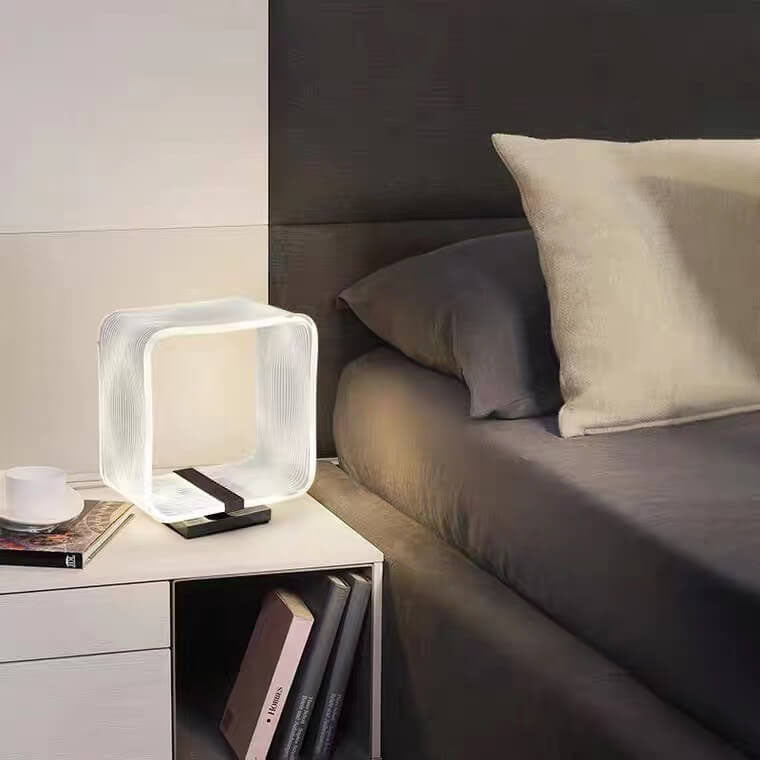 Square Ring Acrylic Decorative Table Lamp