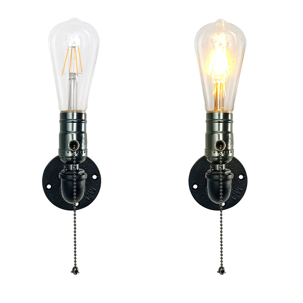 Iron Plumbing Wall Lamp