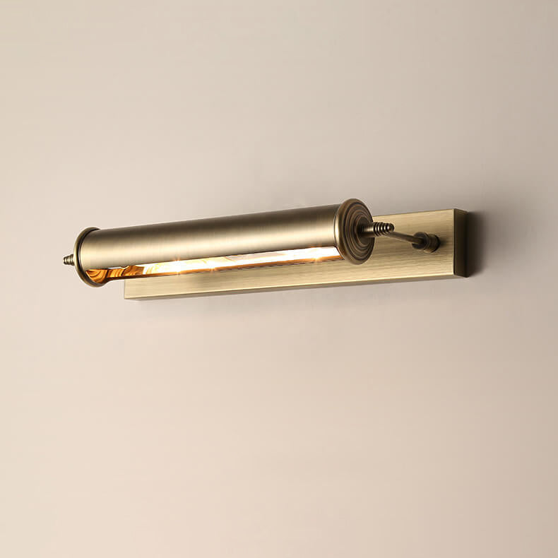 Bronze Iron Column Bar Wall Lamp