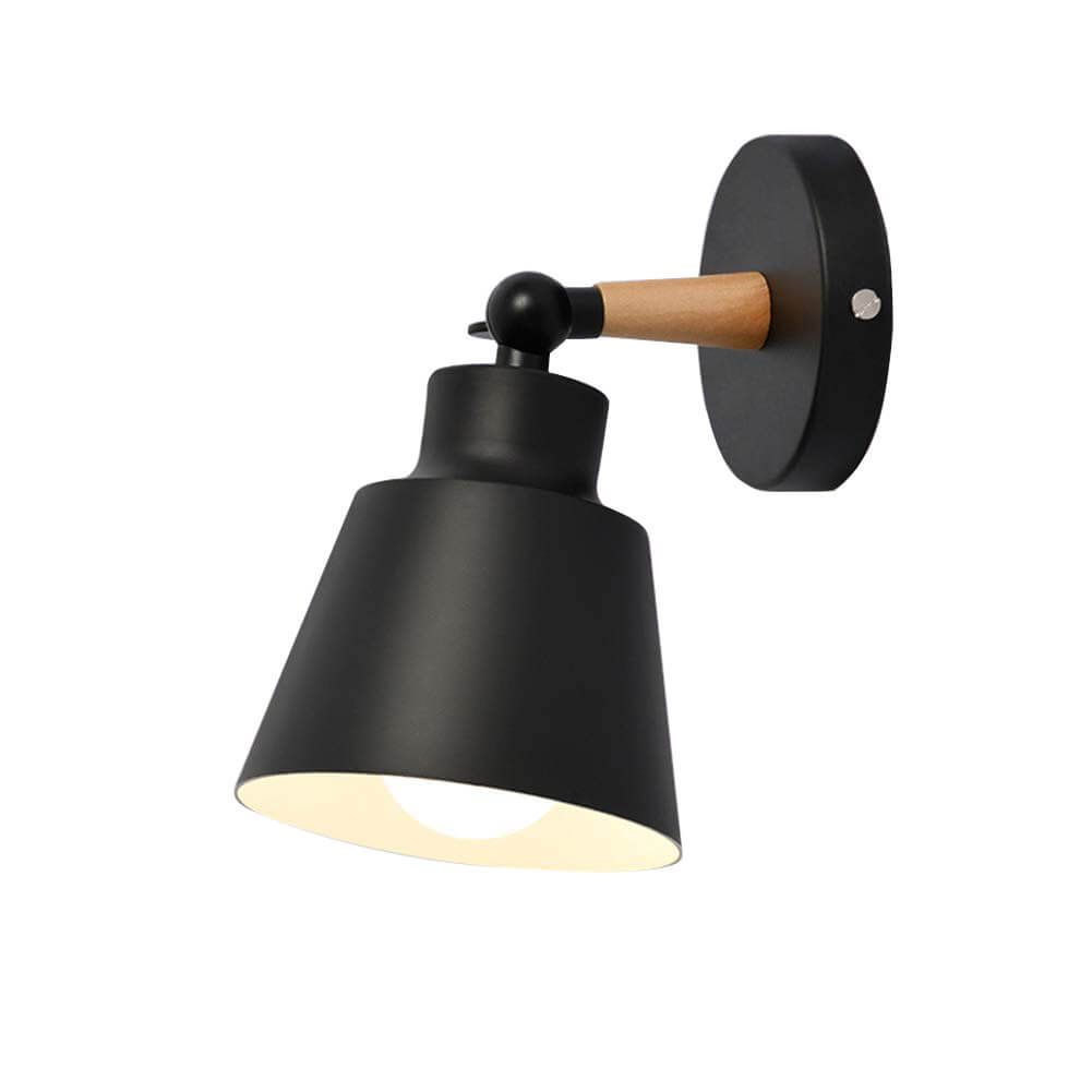 Macaron Color Solid Wood Wall Lamp