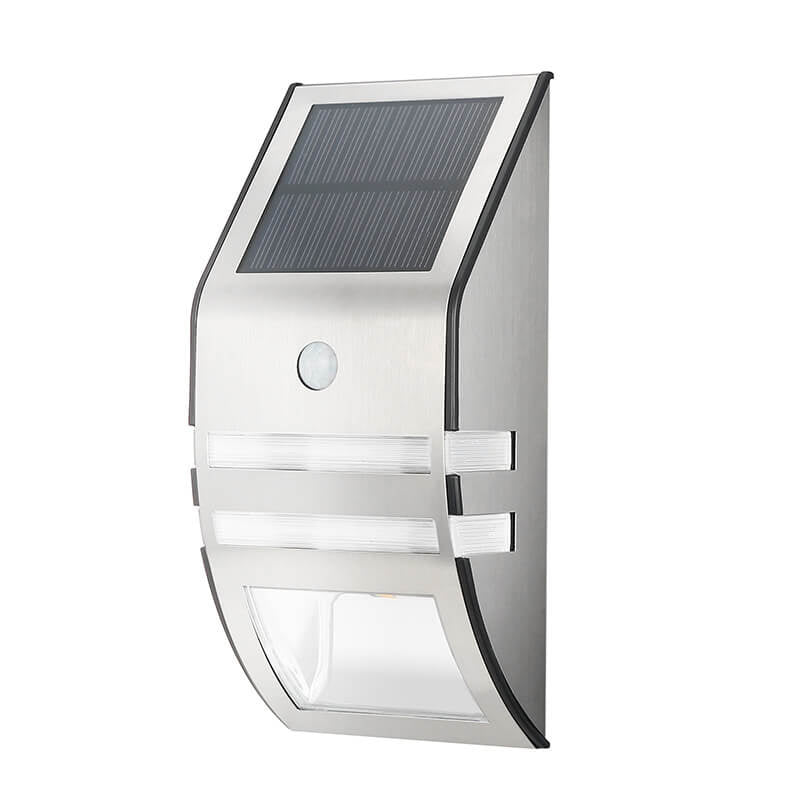 Trapezoid Stainless Steel Sensor Outdoor Light