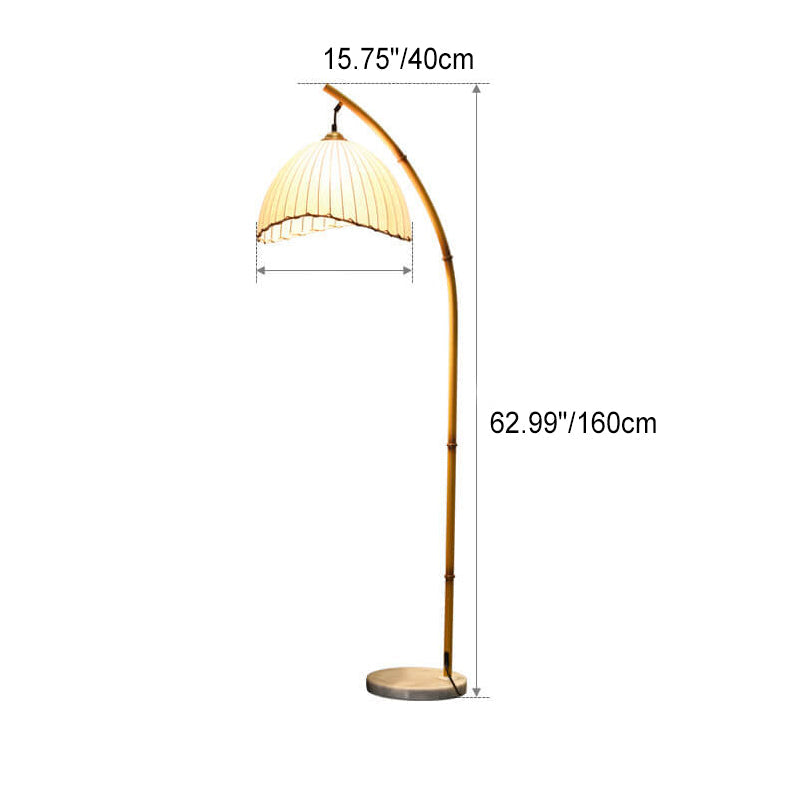 Retro Zen Simulation Bamboo Floor Lamp