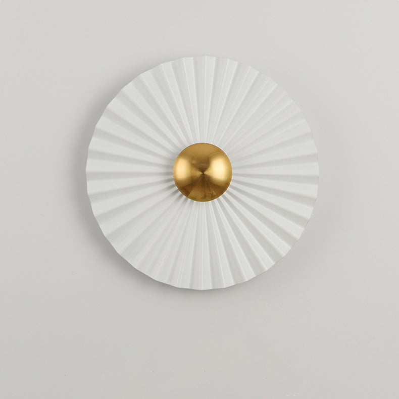Round Scallop Hardware Living Wall Lamp