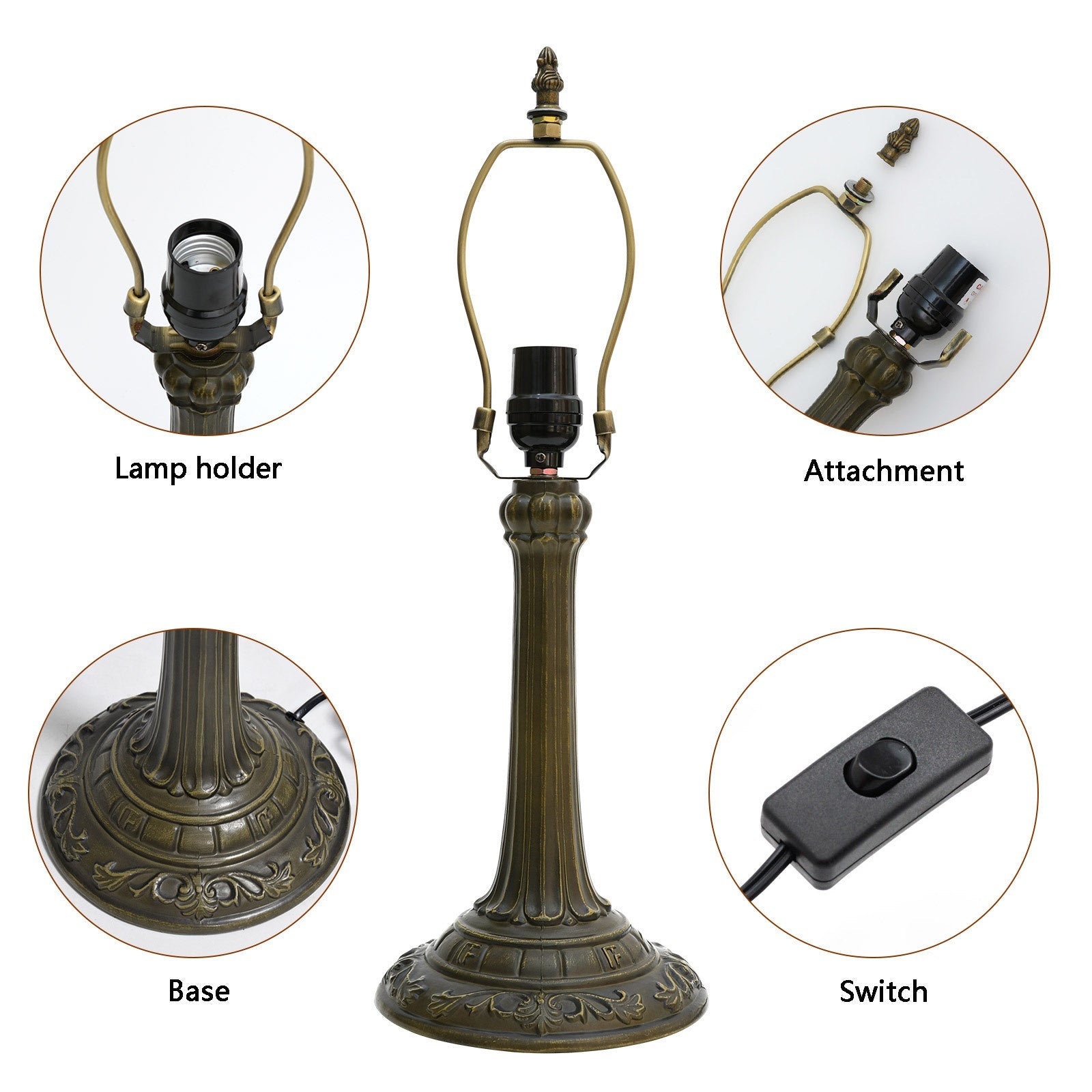 Half Ball Cylinder Disc Table Lamp