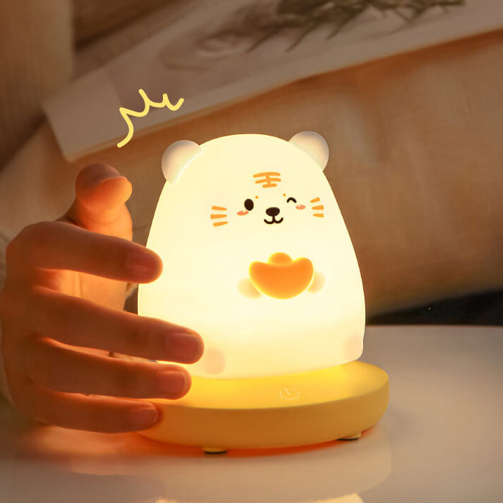 Silicone Animal Rechargeable Night Table Lamp