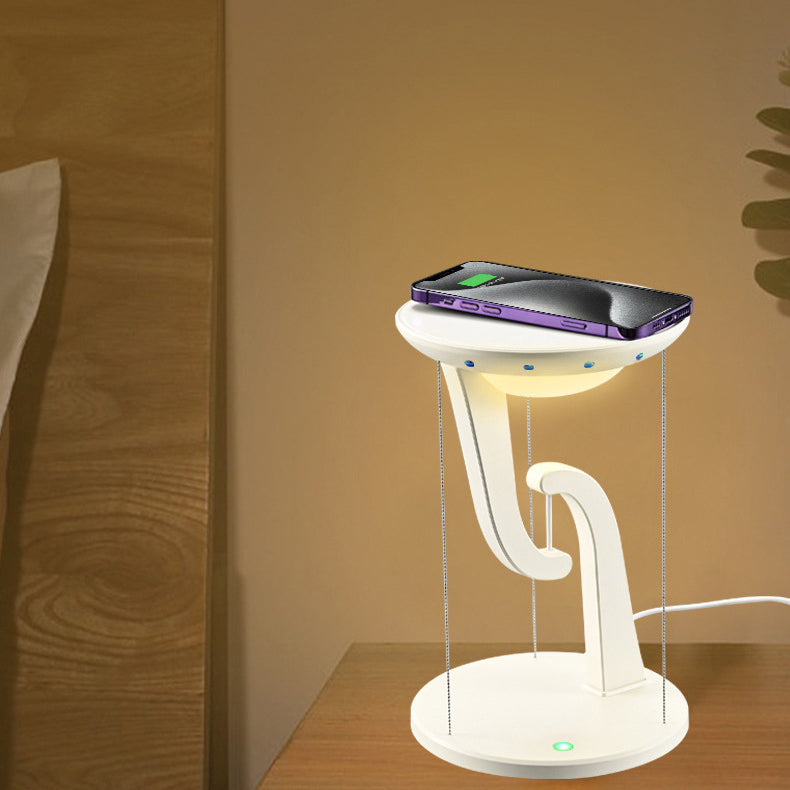 Suspended Wireless Charging ABS Table Lamp