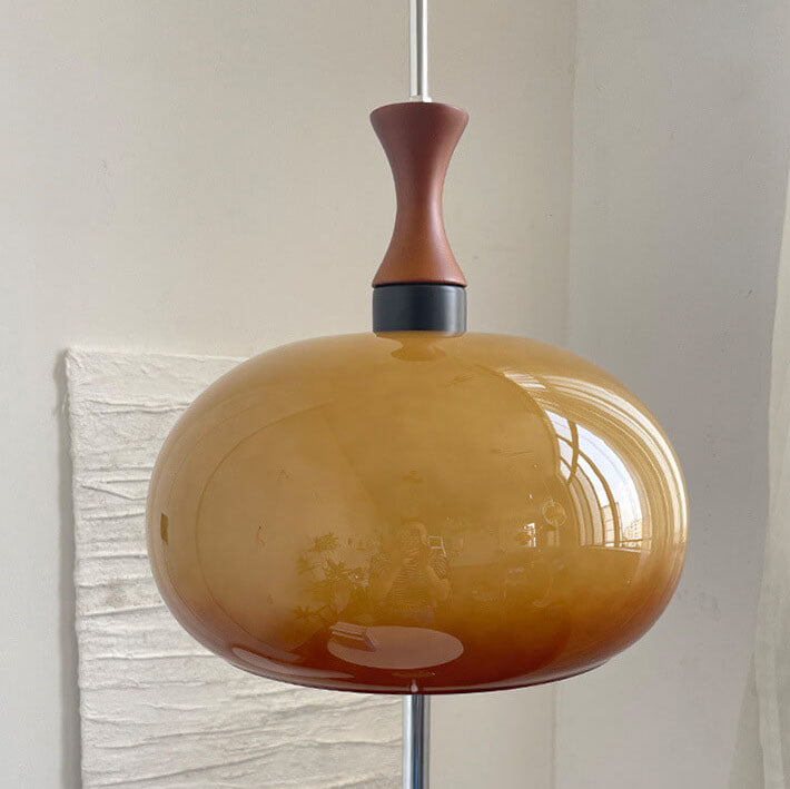 Gradient Glass Sphere 2-Light Floor Lamp