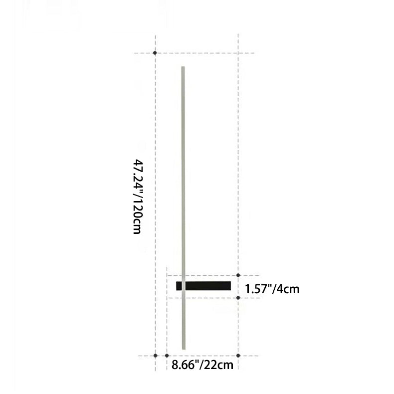 One Word Long Iron Outdoor Light