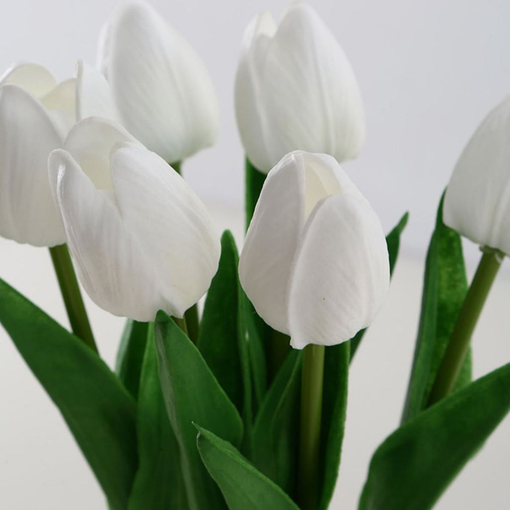 PU Ceramic Tulip Simulated Table Lamp