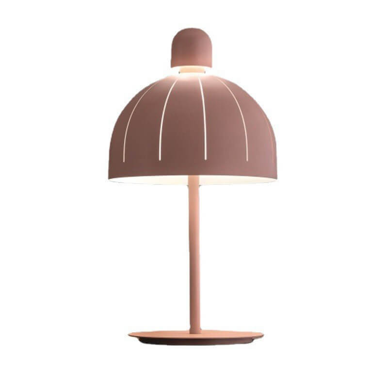 Pink Mushroom Metal Table Lamp