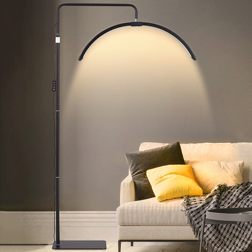 Line Half Moon Aluminum Floor Lamp