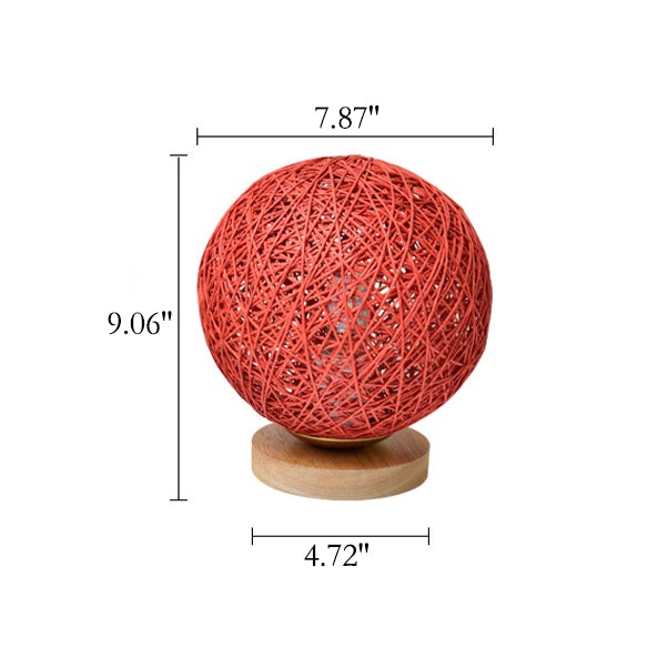 Hemp Vine Weaving Table Lamp