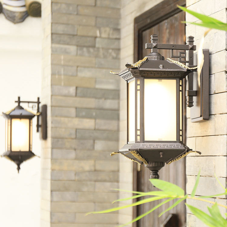 Aluminum Rectangular Tower Garden Outdoor Light