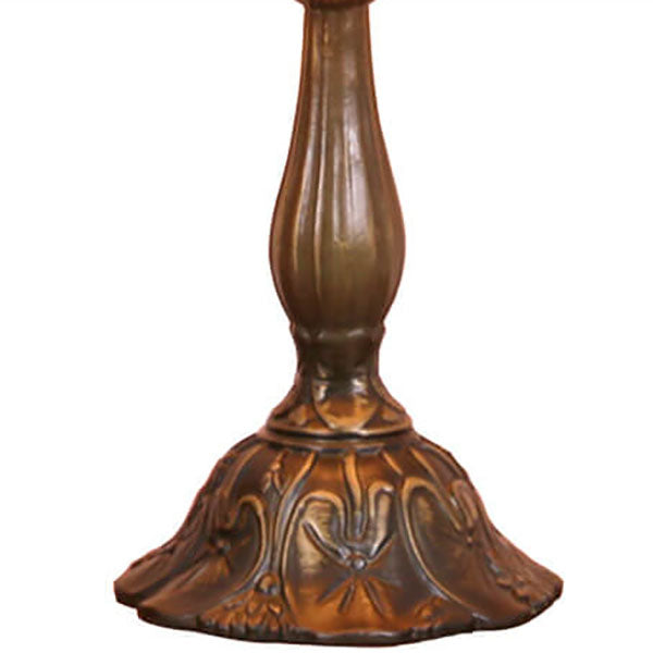 Trumpet Flower Stained Glass Table Lamp