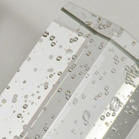 Cylinder Aluminum Crystal Living Wall Lamp