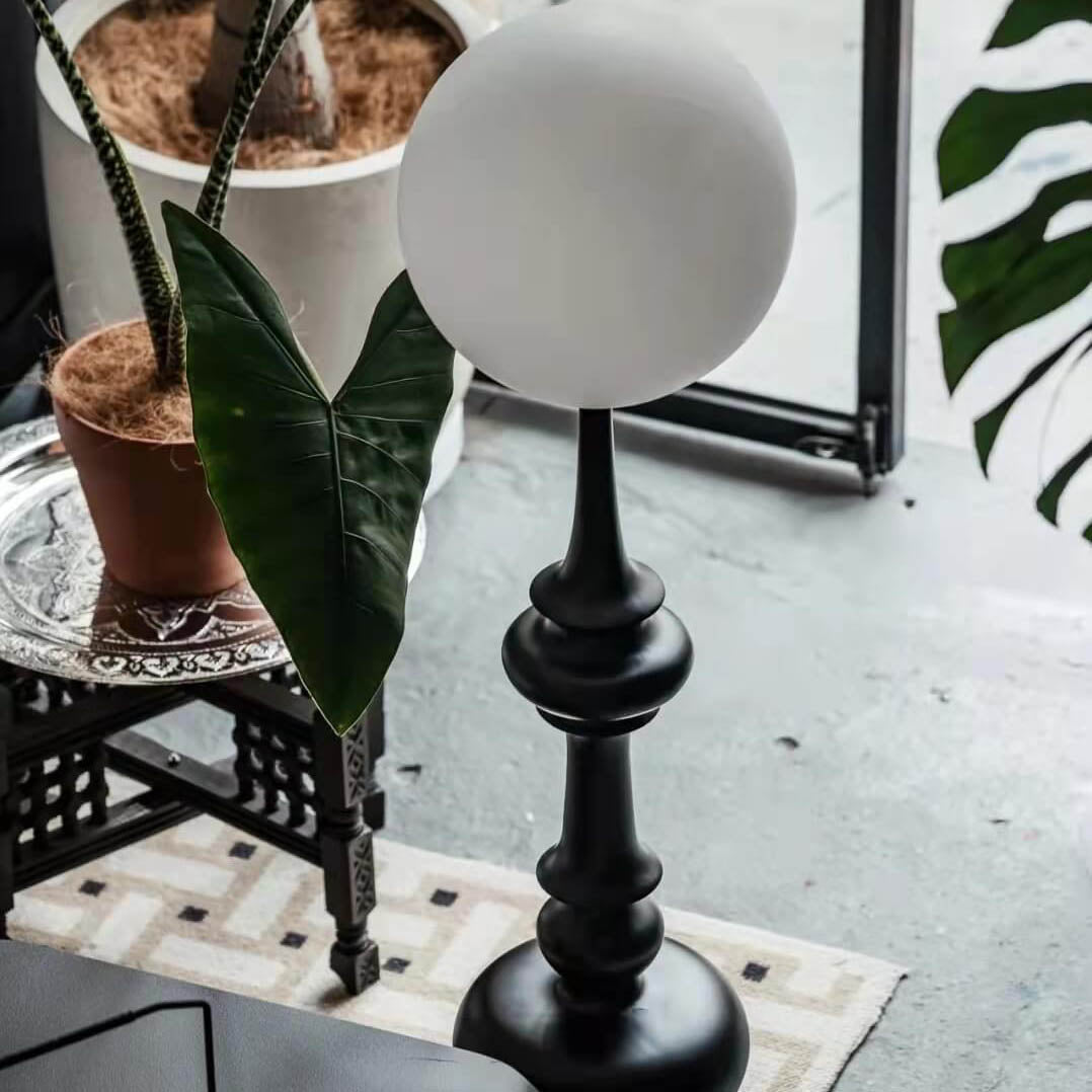 Sphere Roman Chess Column Floor Lamp