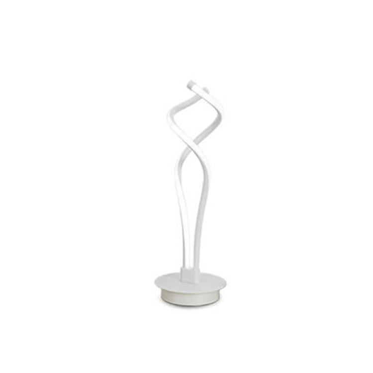 Twisted Aluminum Iron Table Lamp