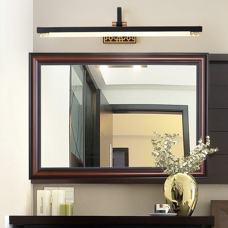 Iron Bar Rotating Mirror Wall Lamp