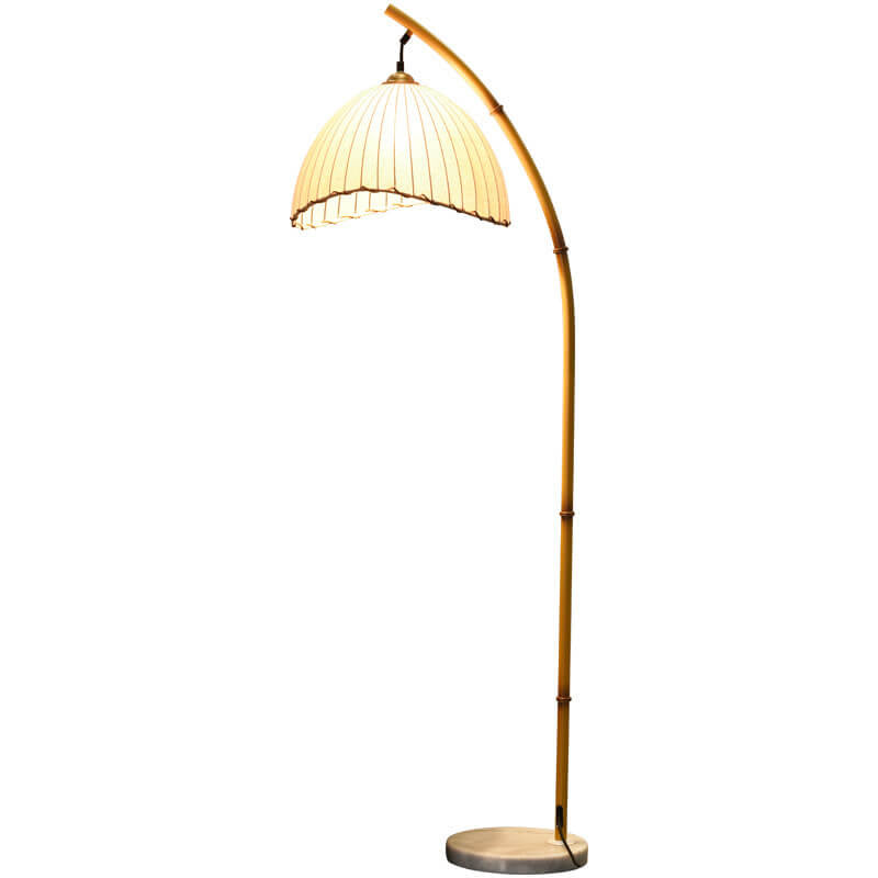 Retro Zen Simulation Bamboo Floor Lamp