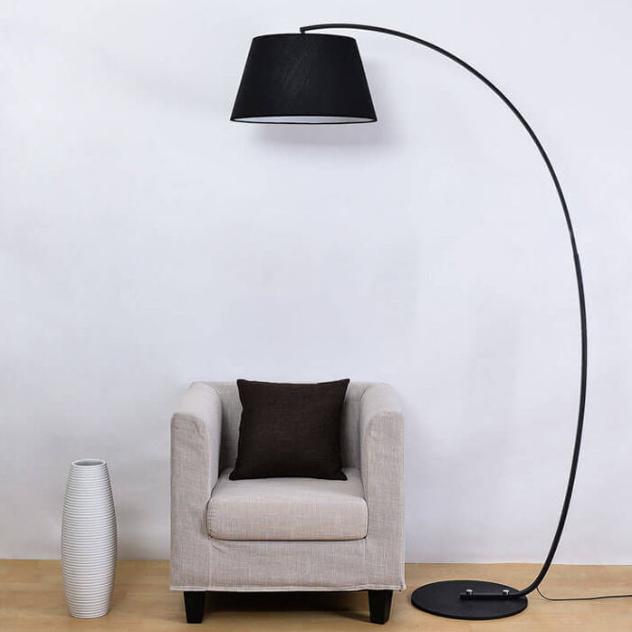 Solid Color Fishing Iron Floor Lamp