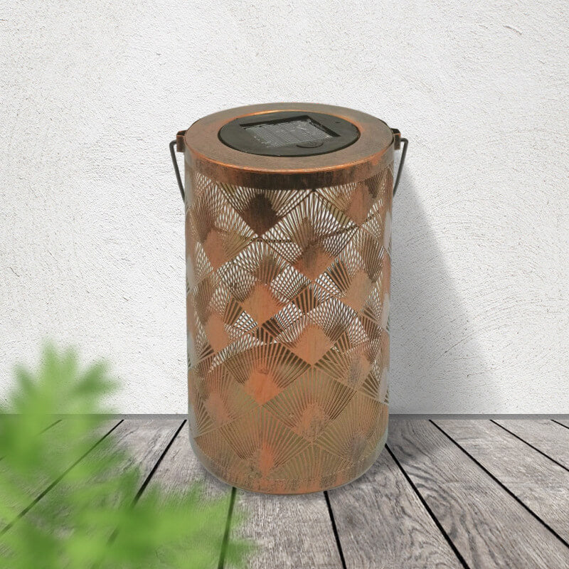 Solar Iron Cylinder Decorative Outdoor Light