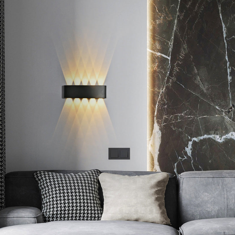 Cylinder Rectangular Aluminium Iron Outdoor Light