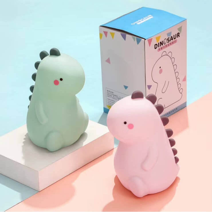 Cartoon Dinosaur Silicone ABS Table Lamp