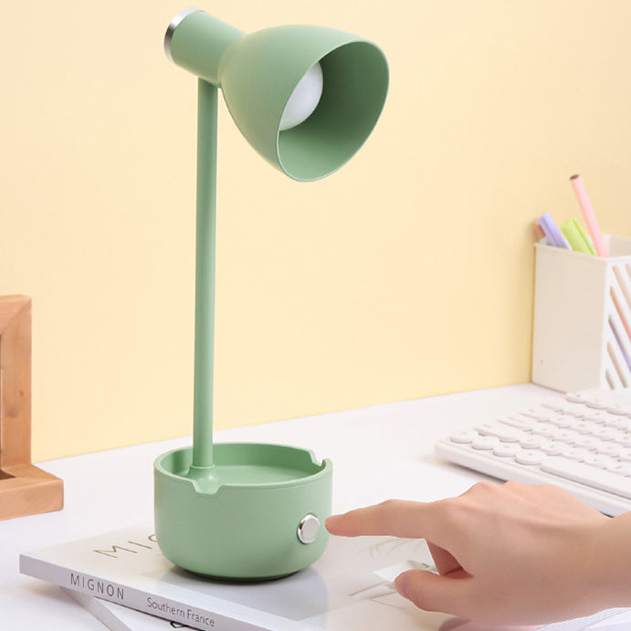 Round Horn Plastic ABS Table Lamp