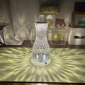 Vase Acrylic Rechargeable Touch Table Lamp