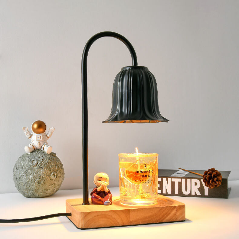 Log Hardware Timing Melting Table Lamp