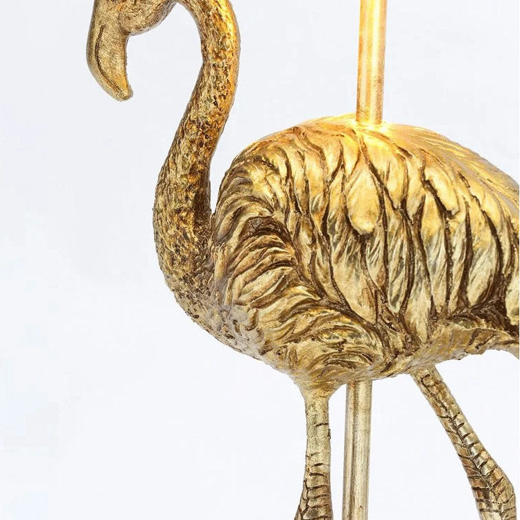 Flamingo Resin Fabric Table Lamp