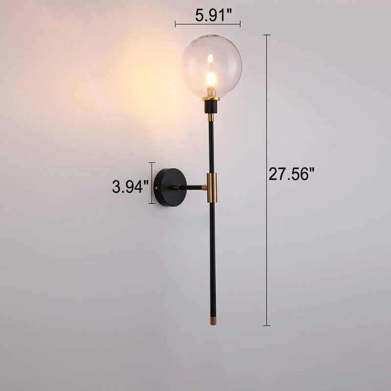 Magic Bean Glass Long Wall Lamp